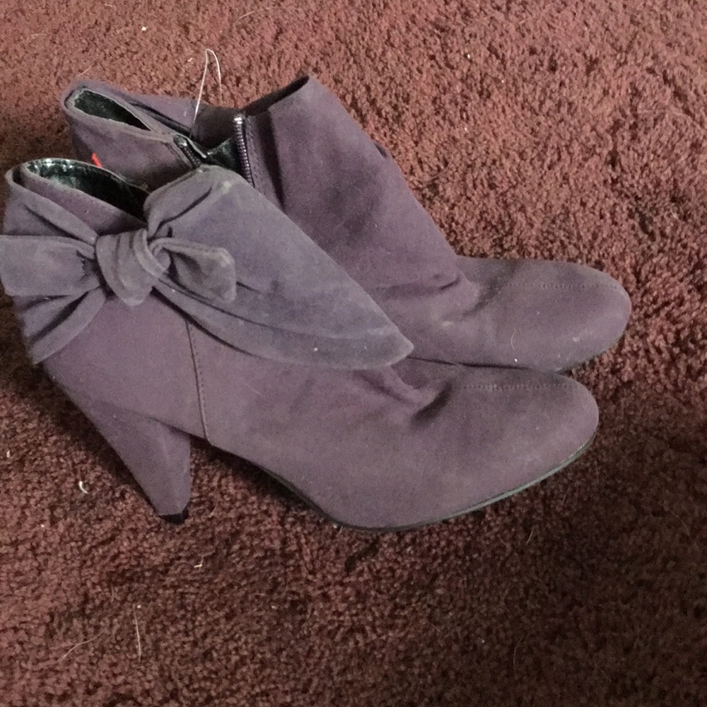 Purple booties!